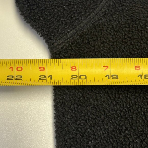 Vintage Angderson Aztec Fleece Sweatshirt Adult Small Black Long Sleeve Outdoor - Picture 10 of 10